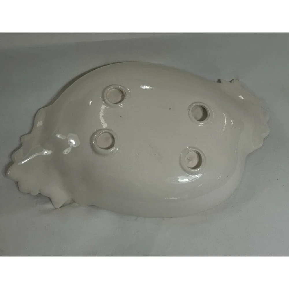 Vintage Holland Mold Ceramic Floral Dish 1961 Grandma Grandpa Love Margie 10